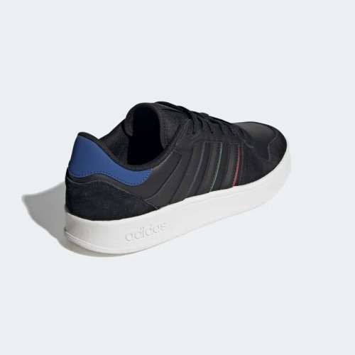 adidas Men`s BREAKNET PLUS Core Black / Royal Blue FY9651 Size UK 11 (SA 11)
