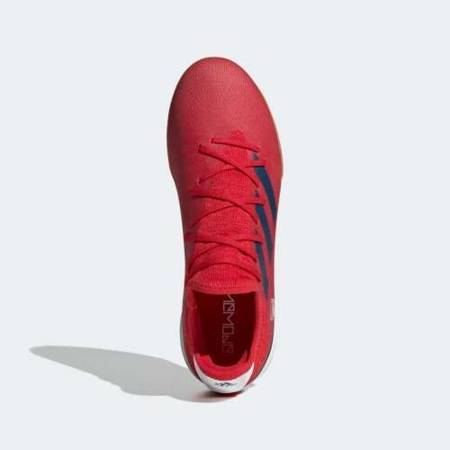 adidas Men`s GAMEMODE KNIT INDOOR BOOTS Scarlet/Mystery Blue/ Cloud White GY7564 Size UK 10 (SA 10)