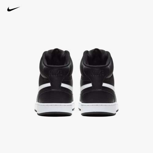 Nike Men`s Court Vision Mid Black/ White CD5466 001 Size UK 10 (SA 10)