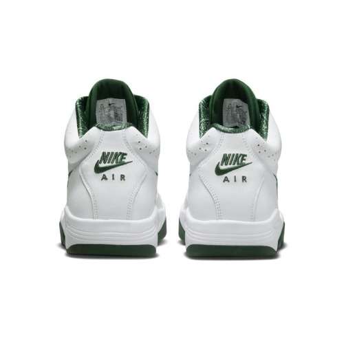 Nike Air Men`s Flight Lite II Mid Sneaker White/ Green DJ2518 103 Size UK 8 (SA 8)