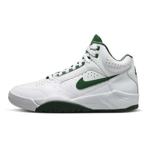 Nike Air Men`s Flight Lite II Mid Sneaker White/ Green DJ2518 103 Size UK 8 (SA 8)