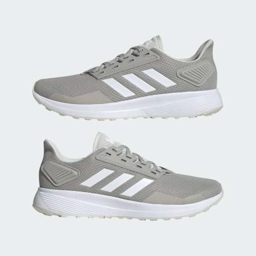 adidas Men`s DURAMO 9  Metal Grey / Cloud White / Orbit Grey EG8662 Size UK 9 (SA 9)
