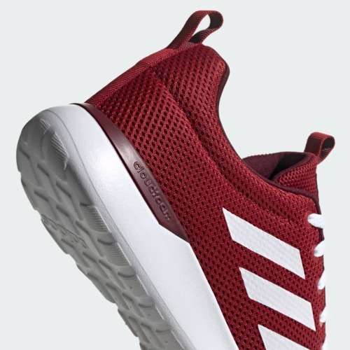 adidas Men`s Lite Racer CLN Active Maroon / Cloud White / Maroon EE8136 Size UK 7 (SA 7)
