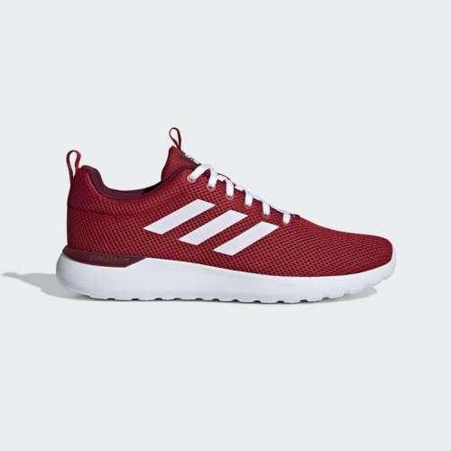 adidas Men`s Lite Racer CLN Active Maroon / Cloud White / Maroon EE8136 Size UK 7 (SA 7)