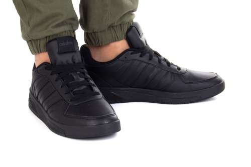 adidas Men`s COURTBEAT COURT LIFESTYLE Core Black / Core Black / Carbon GX1746 Size UK 9 (SA 9)