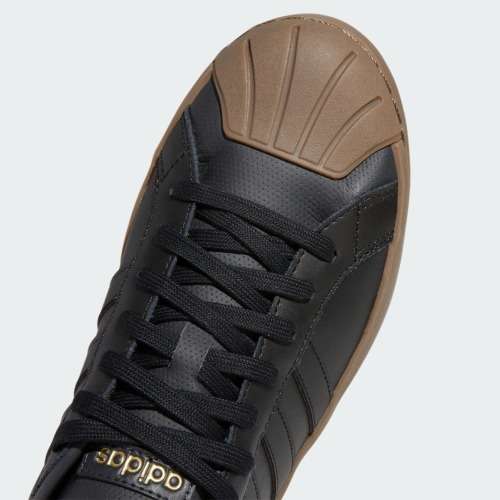 adidas Men`s STREETCHECK CLOUDFOAM COURT LOW Core Black / Carbon GZ3982 Size UK 11 (SA 11)