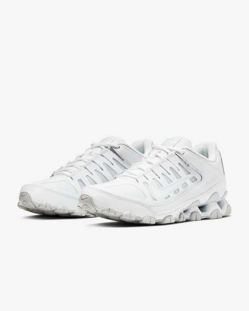 Nike Men`s Reax 8 TR Mesh White/ Pure Platinum 621716 102 Size UK 6 (SA 6)
