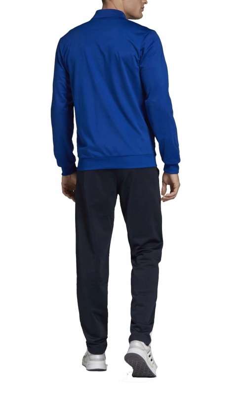 adidas Men`s ESSENTIALS BASICS 2PC FULL ZIP TRACK SUIT Collegiate Royal EI5581 Large