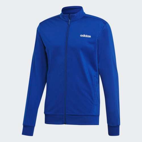 adidas Men`s ESSENTIALS BASICS 2PC FULL ZIP TRACK SUIT Collegiate Royal EI5581 Large