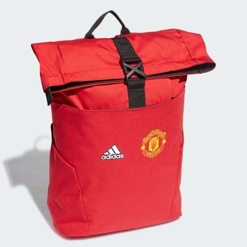 adidas UNISEX MANCHESTER UNITED BACKPACK Real Red H62458