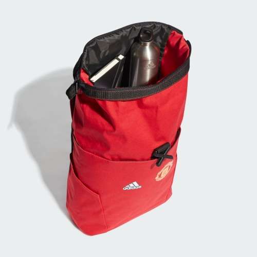 adidas UNISEX MANCHESTER UNITED BACKPACK Real Red H62458