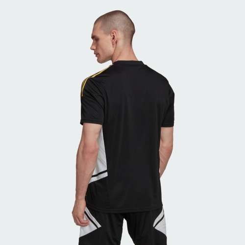 adidas Men`s JUVENTUS CONDIVO 22 TRAINING JERSEY Black HA2662