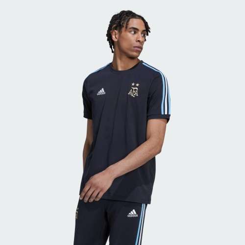 adidas Men`s ARGENTINA 3-STRIPES TEE (AFA) Black HF3949