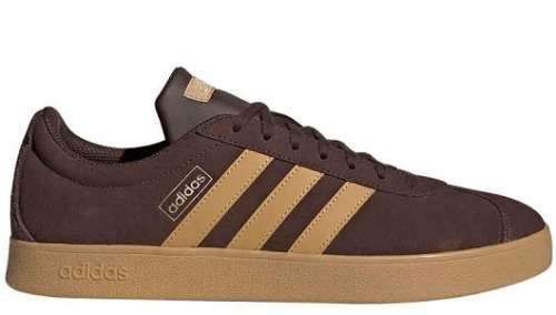 adidas Men`s VL COURT 2.0 Brown/ Gum GY2256 Size UK 8/11 (SA 8/ 11)