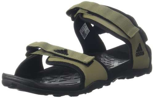 adidas Men`s ADISOR SANDALS Olive Green/ Black GA3047 Size UK 8 (SA 8)