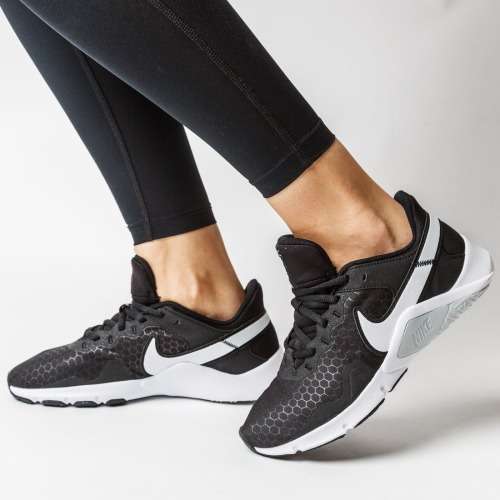Nike Women`s Legend Essential 2 Black/ White/ Pure Platinum CQ9545 001 Size UK 6 (SA 6)