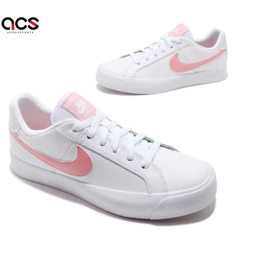 Nike Women`s Court Royale AC White/ Bleached Coral AO2810 107 Size UK 5.5 (SA 5.5)