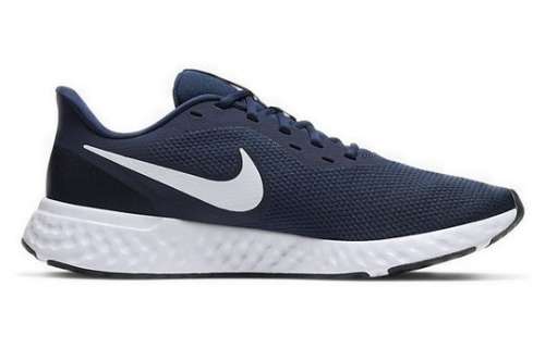 Nike Men`s REVOLUTION 5 Midnight Navy/ White BQ3204 400 Size UK 10 (SA 10)