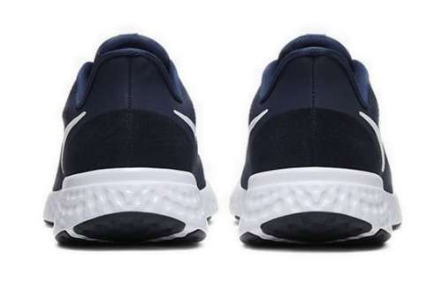 Nike Men`s REVOLUTION 5 Midnight Navy/ White BQ3204 400 Size UK 10 (SA 10)