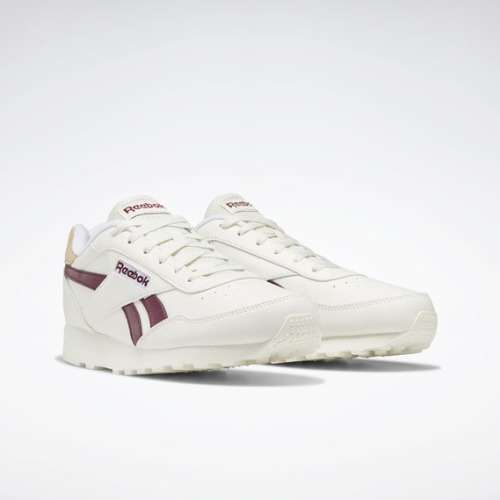 Reebok Men`s Rewind Run Chalk/Classic Burgundy/Sahara GV8543 Size UK 9 (SA 9)