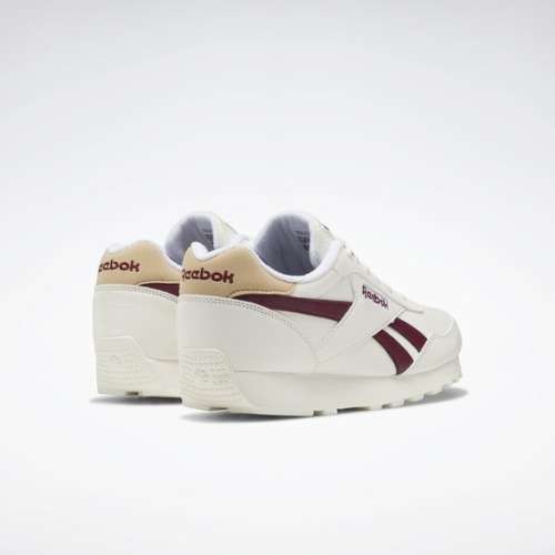 Reebok Men`s Rewind Run Chalk/Classic Burgundy/Sahara GV8543 Size UK 9 (SA 9)