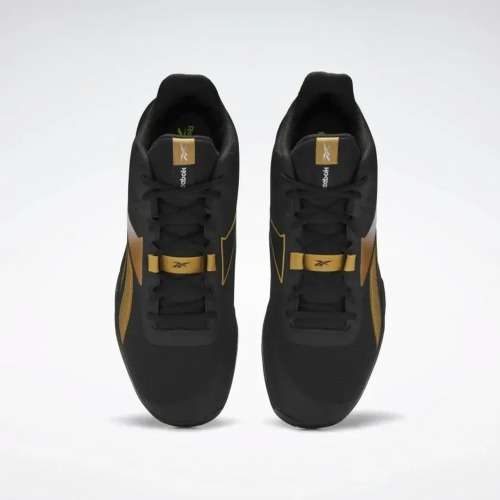 Reebok Men`s MORE BUCKETS Core Black/ Footwear White / Rbk Brass GY6297 Size UK 8 (SA 8)