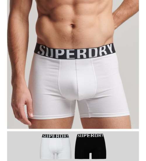 Superdry Men`s Superdry Two organic cotton boxer briefs Size XL