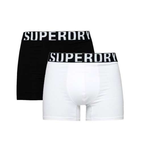 Superdry Men`s Superdry Two organic cotton boxer briefs Size XL