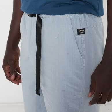 Jeep Men`s COMPASS TRAVEL SHORTS Good Grey JMS21018GD Size Large