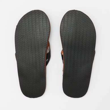 Jeep Men`s Safari Thong Black & Orange FMS21415BLACK Size UK 8 (SA 8)