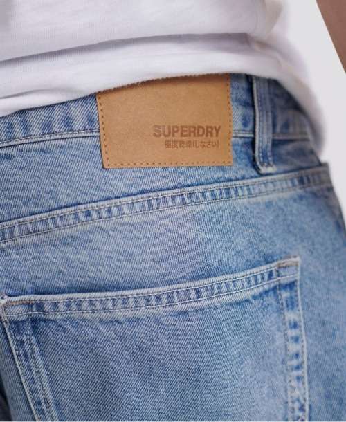 Superdry Men`s Ethan Classic Straight Jeans Royal Stone Light Size W32 L32