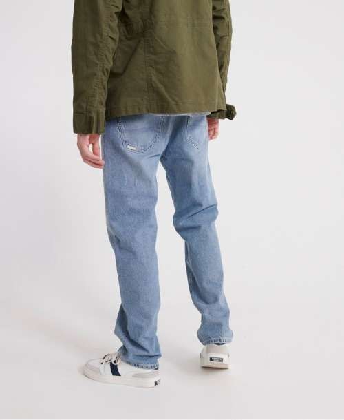Superdry Men`s Ethan Classic Straight Jeans Royal Stone Light Size W32 L32