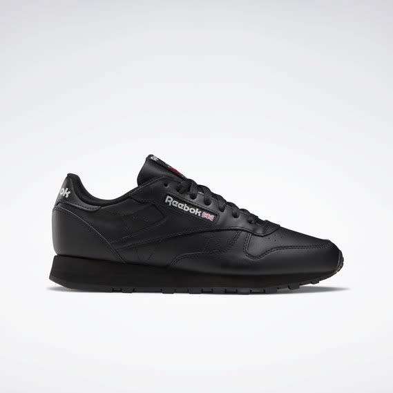 Reebok Women`s Classic Leather Core Black/ Pure Grey 3912 Size UK 6 (SA 6)
