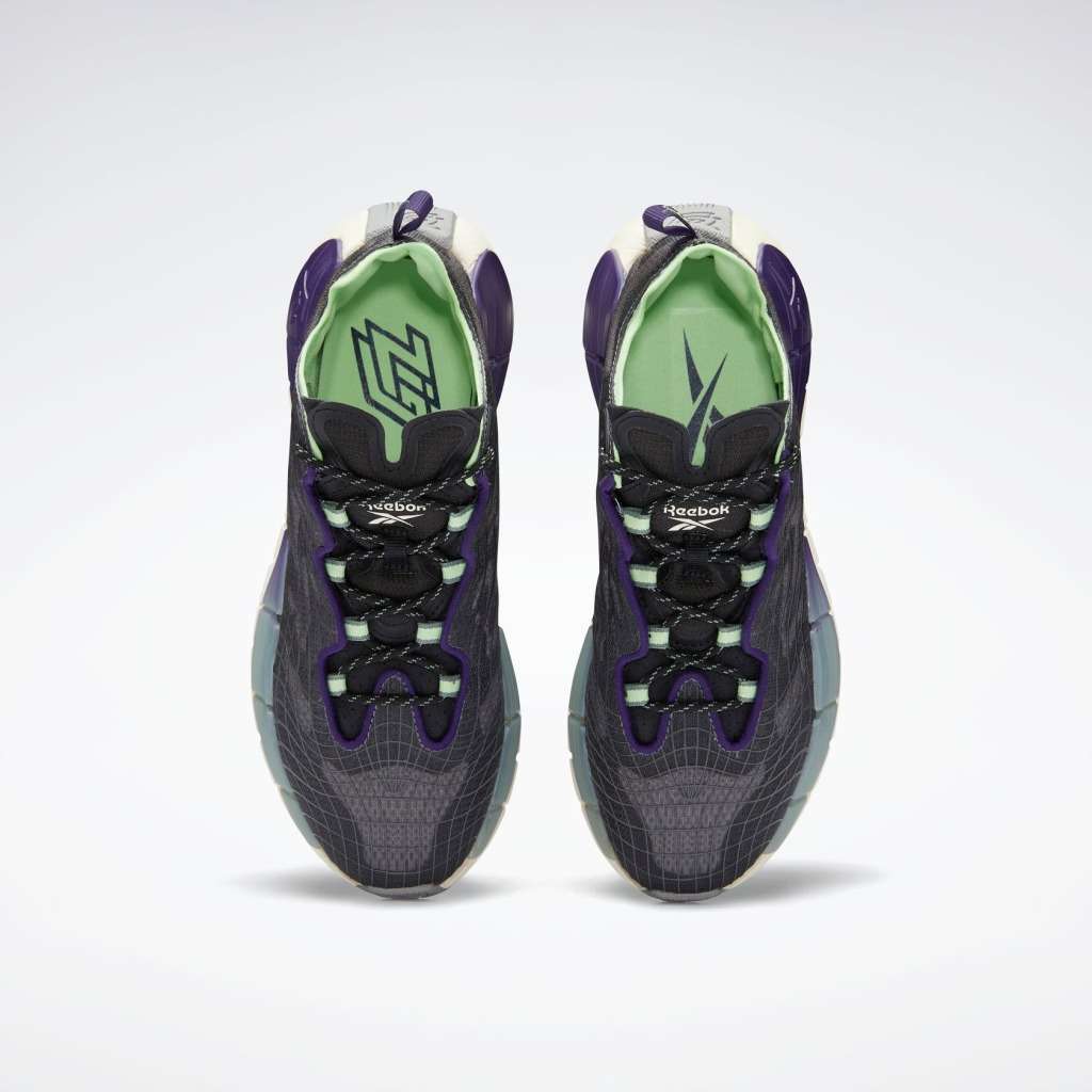 Reebok Women`s Zig Kinetica II Carbon Black/ Neon Mint FX9405 Size UK 7 (SA 7)