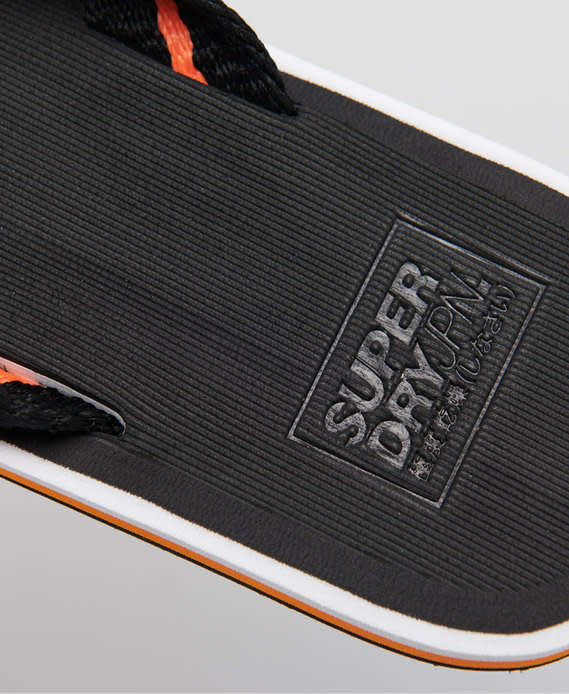 Superdry Men`s Tri Colour Flip Flops MF310019A Size M (Fits size 8-9)