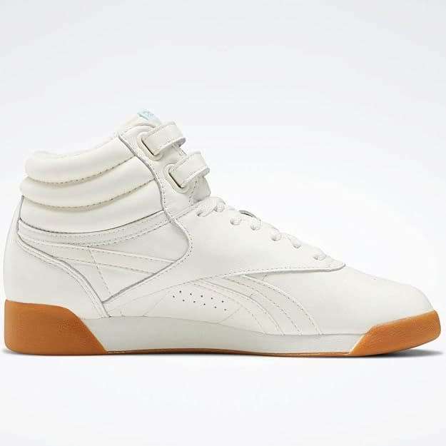 Reebok Women`s Freestyle Hi Chalk Digital Blue/ Gum GX2789 Size UK 5 (SA 5)