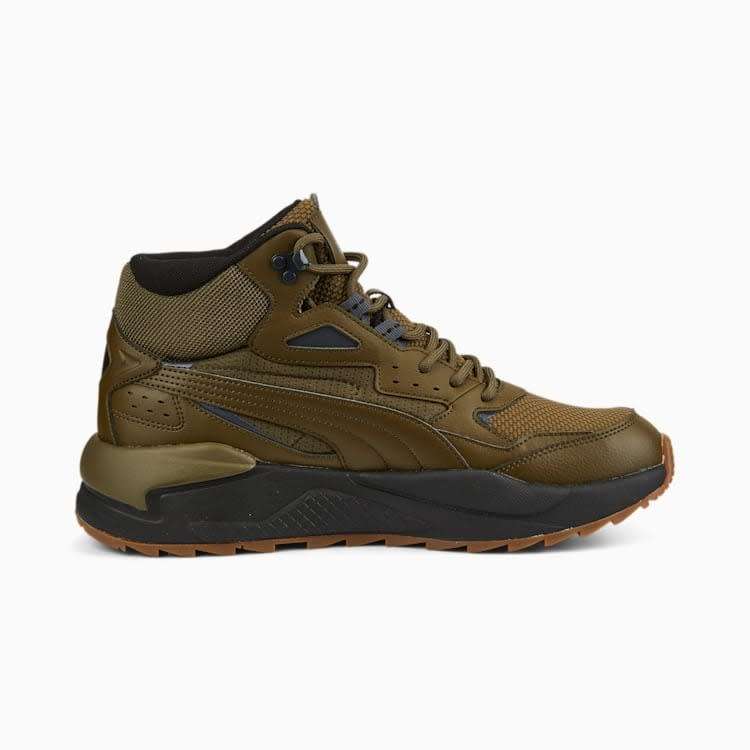 Puma Men`s  X-Ray Speed Mid WTR Deep Olive/ Black 385869 03 Size UK 9 (SA 9)