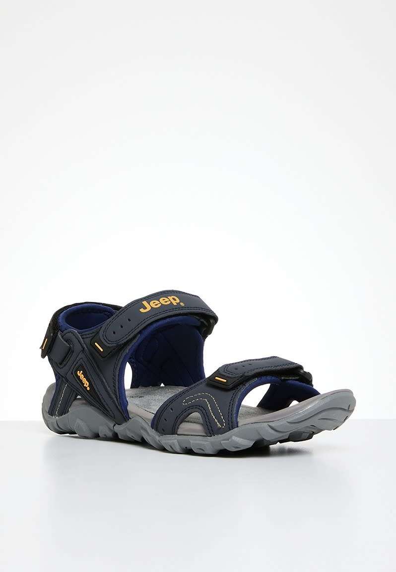 Jeep Men`s Open Hurricane Adventure Sandals Charcoal FMW22136 Size UK 10 (SA 10)