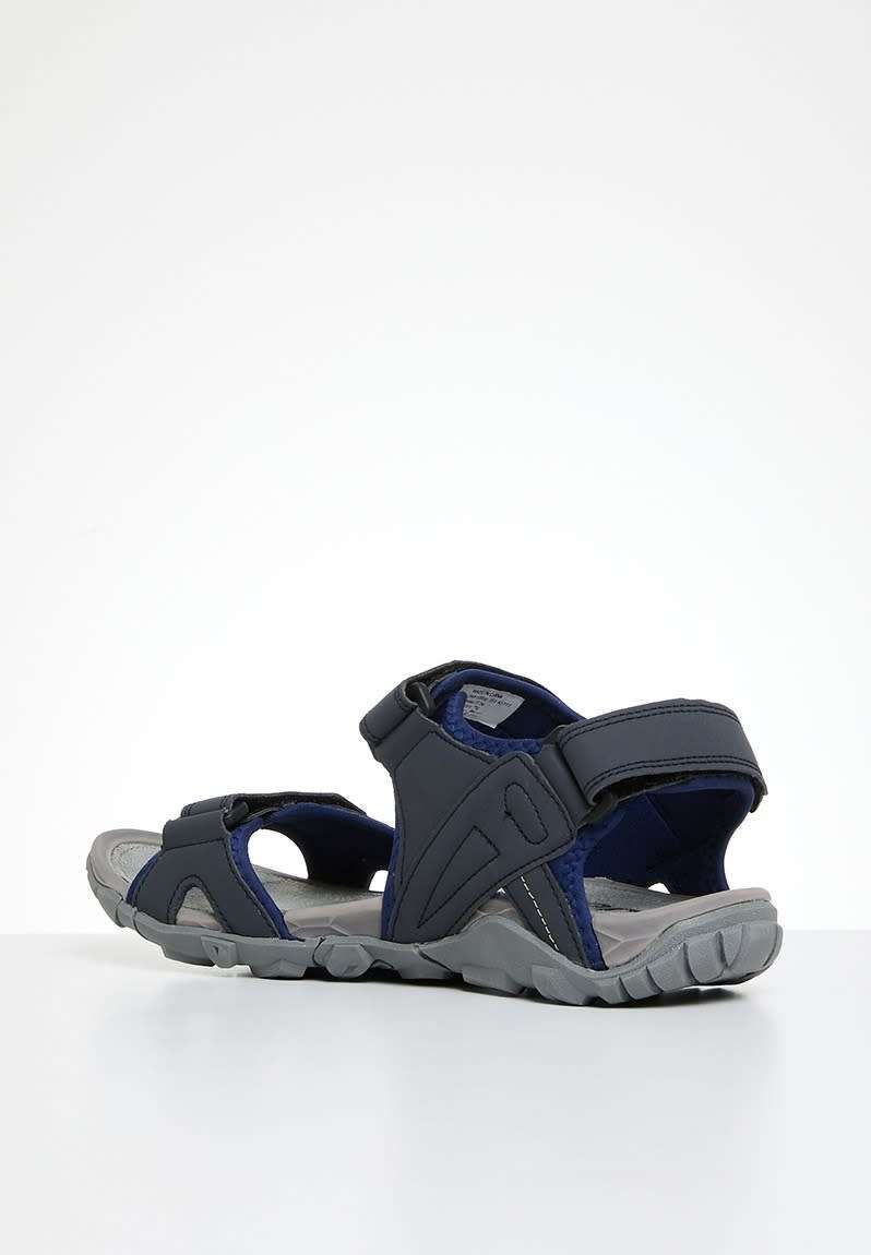 Jeep Men`s Open Hurricane Adventure Sandals Charcoal FMW22136 Size UK 10 (SA 10)
