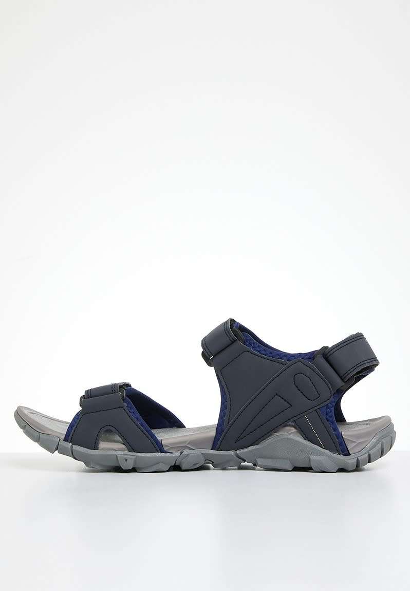 Jeep Men`s Open Hurricane Adventure Sandals Charcoal FMW22136 Size UK 10 (SA 10)