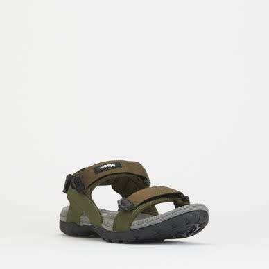 Jeep Men`s Open Urban Adventure Sandals Olive FMS214220 Size UK 7 (SA 7)