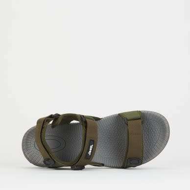 Jeep Men`s Open Urban Adventure Sandals Olive FMS214220 Size UK 7 (SA 7)