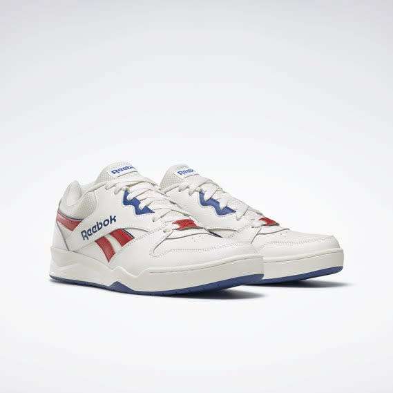 Reebok Men`s Royal Bb4500 Low2 Chalk/Vector Red/Vector Blue GY8826 Size UK 9 (SA 9)