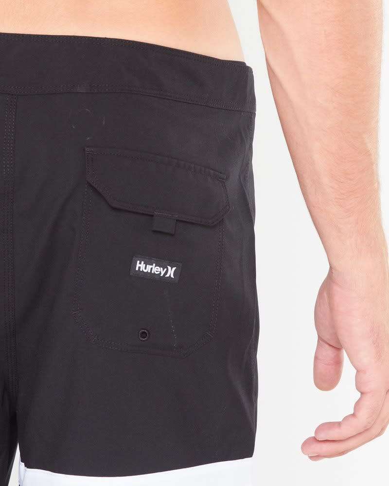 Hurley Men`s Block Party 2.0 Icon Board Shorts 18` Black MBS0010450 Size 34`