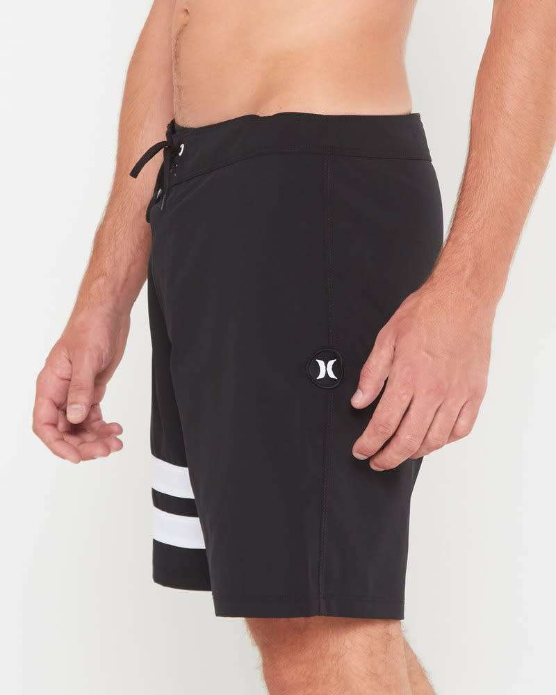 Hurley Men`s Block Party 2.0 Icon Board Shorts 18` Black MBS0010450 Size 34`