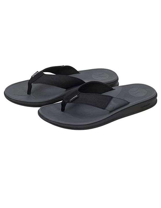 Hurley Men`s Tier 2 Icon Flip Flop Black HFS0082 Size UK 7 (SA 7)