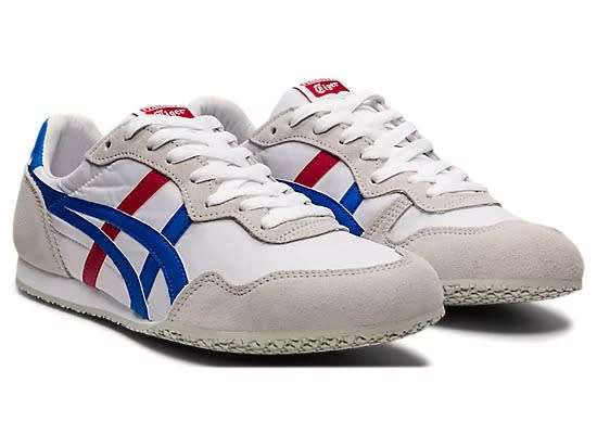 Onitsuka Tiger Men`s SERRANO White/ Blue 1183A084 100 Size UK 11 (SA 11)