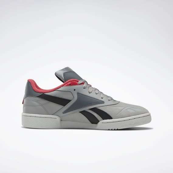Reebok Men`s Club C RC 1.0 True Grey/ Black DV8664 Size UK 8 (SA 8)