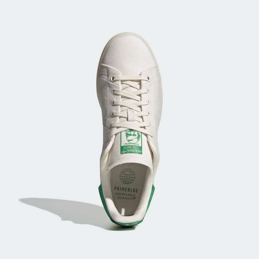 adidas Men`s STAN SMITH PRIMEBLUE Cloud White / Green FX5599 Size UK 11 (SA 11)