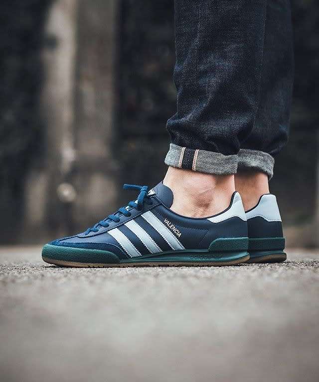 adidas Men`s Valencia Navy/ Light Blue FX5631 Size UK 8 (SA 8)